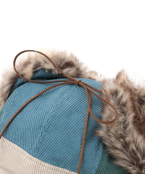 チチカカ（チチカカ）の「コーデュロイフライトキャップ（キャップ・レディース・ブラック/ダークグリーン・FREE）」の9枚目の写真