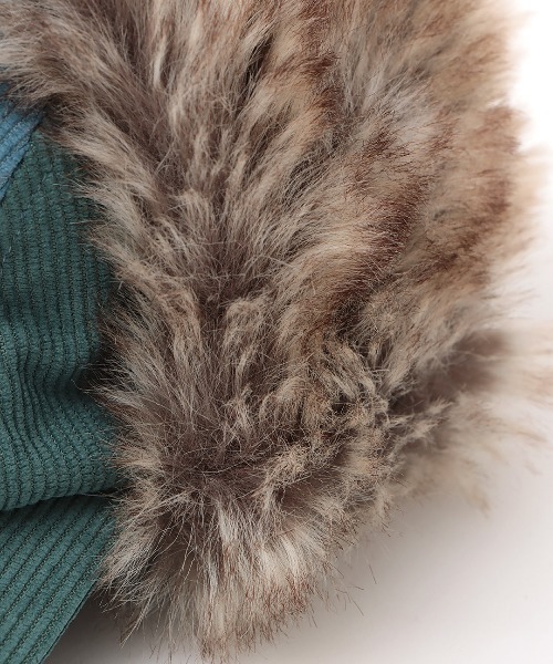 チチカカ（チチカカ）の「コーデュロイフライトキャップ（キャップ・レディース・ブラック/ダークグリーン・FREE）」の11枚目の写真