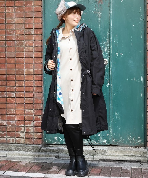 チチカカ（チチカカ）の「コーデュロイフライトキャップ（キャップ・レディース・ブラック/ダークグリーン・FREE）」の5枚目の写真