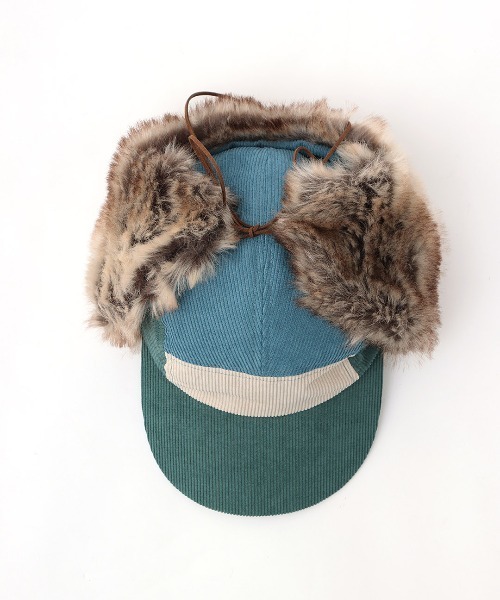 チチカカ（チチカカ）の「コーデュロイフライトキャップ（キャップ・レディース・ブラック/ダークグリーン・FREE）」の15枚目の写真