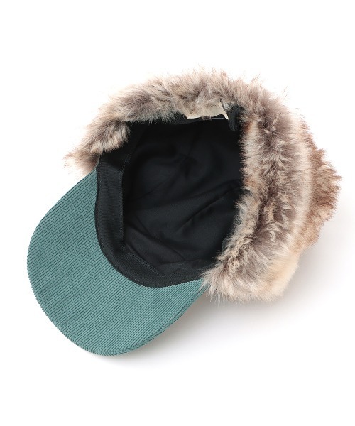 チチカカ（チチカカ）の「コーデュロイフライトキャップ（キャップ・レディース・ブラック/ダークグリーン・FREE）」の16枚目の写真