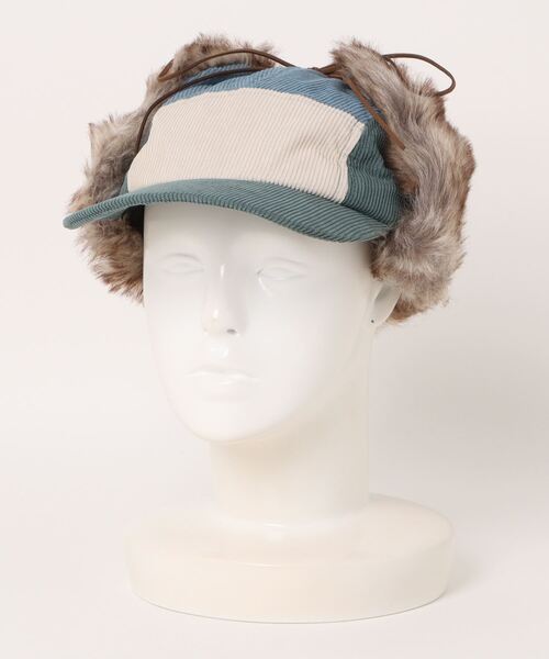 チチカカ（チチカカ）の「コーデュロイフライトキャップ（キャップ・レディース・ブラック/ダークグリーン・FREE）」の19枚目の写真