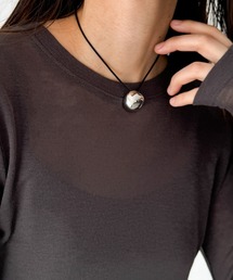 Pt　ドームペンダントチョーカー