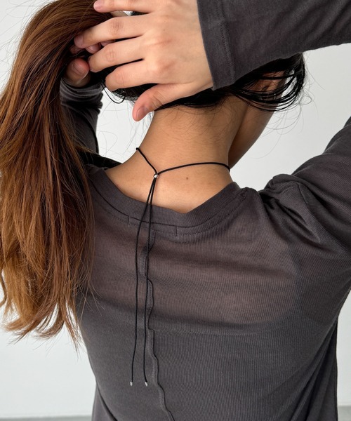 CANAL JEAN（キャナルジーン）の「Pt　ドームペンダントチョーカー（チョーカー・レディース・シルバー・ONE SIZE）」の11枚目の写真