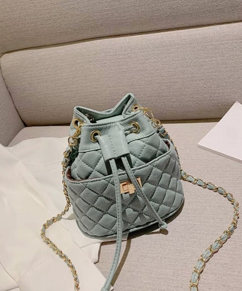 セール】キルティング 巾着ショルダーBAG（ショルダーバッグ