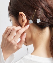 ROPE' PICNIC | ラメグリッターハートヘアピンセット(ヘアピン)