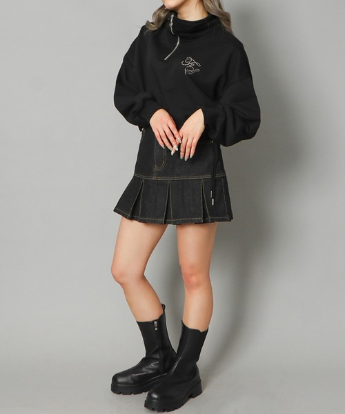 セール】《脚長シルエット×2ボタンハイウエスト》レディース デニム