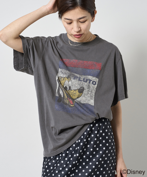 定価17,380円　イエナ R JUBILEE ティンカーベル加工Tシャツ IENA（イエナ）の「R JUBILEE/DISNEY COLLECTION LW加工Tシャツ