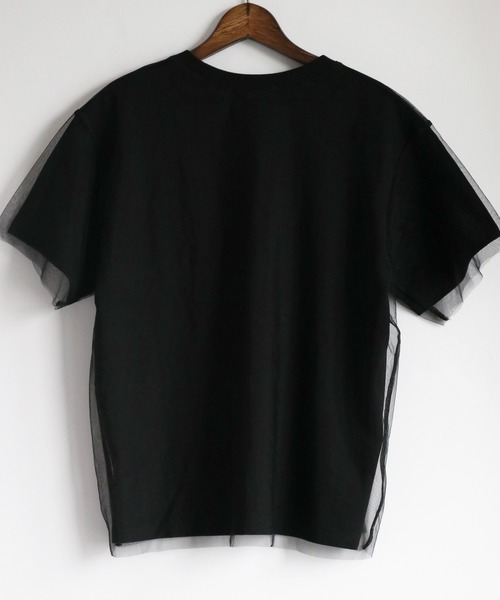 cepo(セポ)の「チュールドッキングロゴTee(Tシャツ/カットソー・レディース・グレー/ブラック/オフホワイト・M)」の16枚目の写真