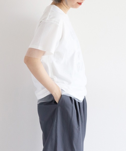 cepo(セポ)の「チュールドッキングロゴTee(Tシャツ/カットソー・レディース・グレー/ブラック/オフホワイト・M)」の20枚目の写真