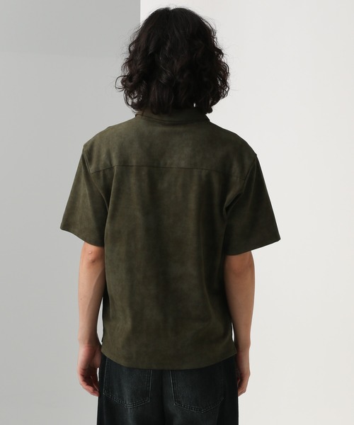 HARE（ハレ）の「パーツデザインカットポロ(HARE)（Tシャツ/カットソー・メンズ・ブラック/カーキ/グレー・FREE）」の22枚目の写真