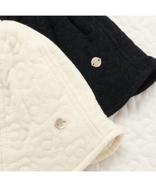 apres les cours(アプレレクール)の「キルティングベビー帽子(その他ベビー用品・キッズ・ブラック/アイボリー・46/48)」の5枚目の写真