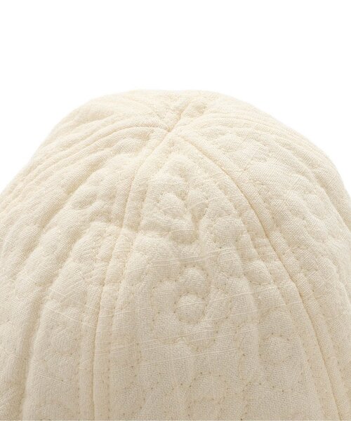 apres les cours(アプレレクール)の「キルティングベビー帽子(その他ベビー用品・キッズ・ブラック/アイボリー・46/48)」の16枚目の写真
