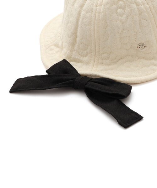 apres les cours(アプレレクール)の「キルティングベビー帽子(その他ベビー用品・キッズ・ブラック/アイボリー・46/48)」の18枚目の写真