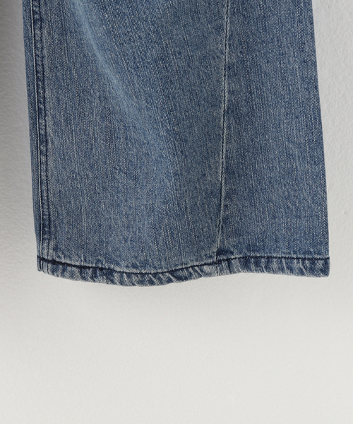 PULP/417EDIFICE（パルプフォーワンセブンエディフィス）の「【999HUMANITY / 999ヒューマニティ】AV PLEATS DENIM PANTS W（デニムパンツ・レディース・チャコールグレー/ブルー系その他・FREE）」の11枚目の写真