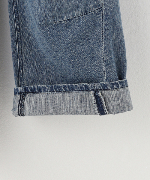 PULP/417EDIFICE（パルプフォーワンセブンエディフィス）の「【999HUMANITY / 999ヒューマニティ】AV PLEATS DENIM PANTS W（デニムパンツ・レディース・チャコールグレー/ブルー系その他・FREE）」の12枚目の写真