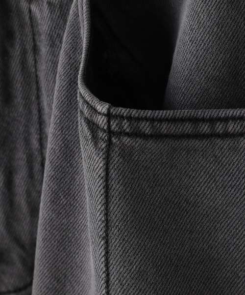 PULP/417EDIFICE（パルプフォーワンセブンエディフィス）の「【999HUMANITY / 999ヒューマニティ】AV PLEATS DENIM PANTS W（デニムパンツ・レディース・チャコールグレー/ブルー系その他・FREE）」の16枚目の写真