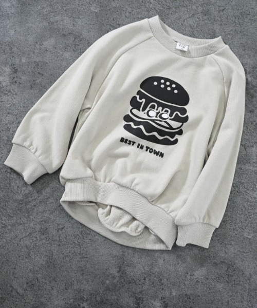 nicohrat(ニコフラート)の「nicohrat/ニコフラート バーガーモンスタートレーナー(スウェット・キッズ・ブラック/グレー/パープル・90cm/100cm/110cm/120cm/130cm/140cm)」の21枚目の写真