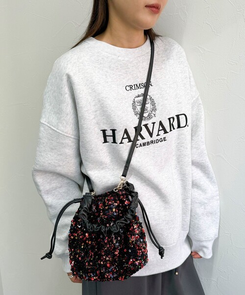 fredy emue(フレディエミュ)の「スパングル巾着バッグ(ハンドバッグ・レディース・ゴールド/マルチ/ブラック・FREE)」の15枚目の写真