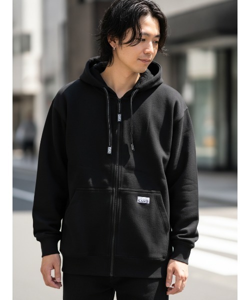 PRO CLUB (プロクラブ)の「【PRO CLUB/プロクラブ】【13ozの肉厚なしっかりとした生地 ライトアウターとしても◎】Heavyweight Full Zip Hood 13オンス ヘビーウェイトフルジップフーディー ジップパーカー PCB143(パーカー・メンズ・ブラック/ネイビー/杢グレー・LARGE/X-LARGE/XX-LARGE/MEDIUM)」の6枚目の写真