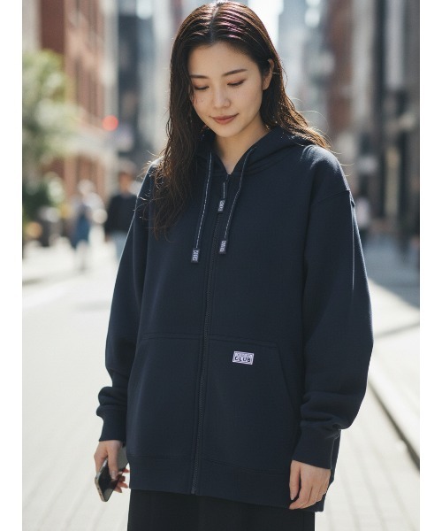 PRO CLUB (プロクラブ)の「【PRO CLUB/プロクラブ】【13ozの肉厚なしっかりとした生地 ライトアウターとしても◎】Heavyweight Full Zip Hood 13オンス ヘビーウェイトフルジップフーディー ジップパーカー PCB143(パーカー・メンズ・ブラック/ネイビー/杢グレー・LARGE/X-LARGE/XX-LARGE/MEDIUM)」の8枚目の写真