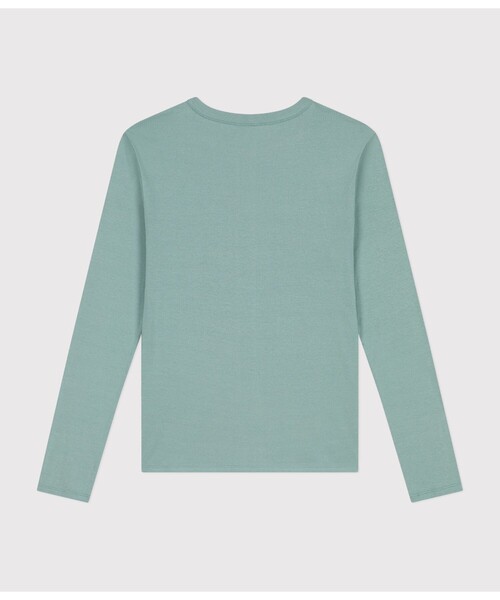 PETIT BATEAU(プチバトー)の「長袖Tシャツ(Tシャツ/カットソー・レディース・グリーン/グレー/ライトグリーン/ライトブルー/ピンク/レッド・X-SMALL/SMALL/MEDIUM/LARGE/XX-SMALL)」の16枚目の写真