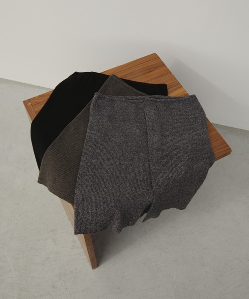 Aunt Marie's（アントマリーズ）の「ホックリブニットビスチェ/前後2WAY（チューブトップ・レディース・ネイビー/モカ/ブラック/グレー/アイボリー・FREE）」の19枚目の写真