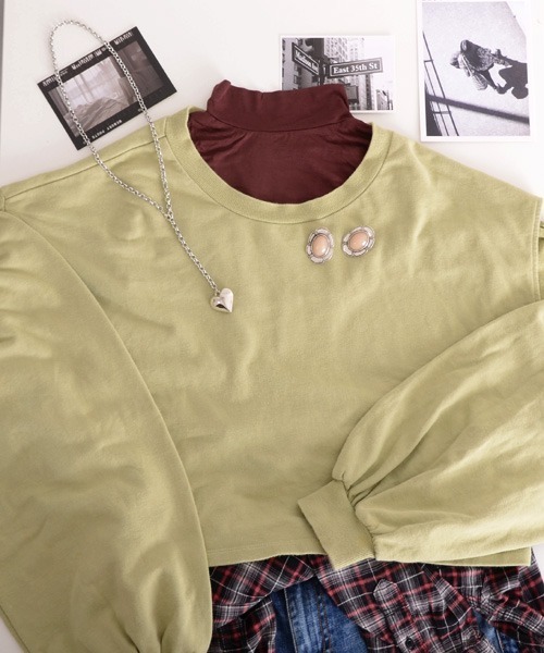 TONE SELECT GOODS(トーンセレクトグッズ)の「【resonance】タートルネック つけ襟/フェイクシャツ【13色展開】(付け襟・レディース・ネイビー/ブラウン/ブラック/ホワイト/ライトグレー/ブルーグレー/ライトブラウン/ヘザーグレー/マルーン/スモークピンク/ライトベージュ/グレイッシュベージュ/ダークベージュ・FREE)」の7枚目の写真