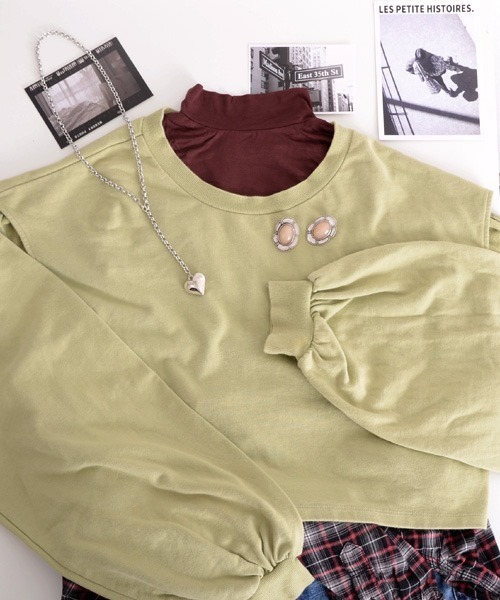 TONE SELECT GOODS(トーンセレクトグッズ)の「【resonance】タートルネック つけ襟/フェイクシャツ【13色展開】(付け襟・レディース・ネイビー/ブラウン/ブラック/ホワイト/ライトグレー/ブルーグレー/ライトブラウン/ヘザーグレー/マルーン/スモークピンク/ライトベージュ/グレイッシュベージュ/ダークベージュ・FREE)」の15枚目の写真