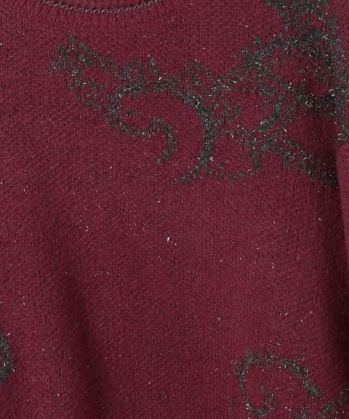JEANASIS（ジーナシス）の「Paisleyラメキモウプルオーバー/210075（ニット/セーター・レディース・ホワイト系その他/レッド系その他/グレー系その他/ブラック系その他・FREE）」の14枚目の写真