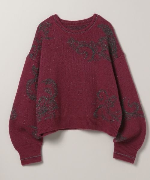 JEANASIS（ジーナシス）の「Paisleyラメキモウプルオーバー/210075（ニット/セーター・レディース・ホワイト系その他/レッド系その他/グレー系その他/ブラック系その他・FREE）」の22枚目の写真
