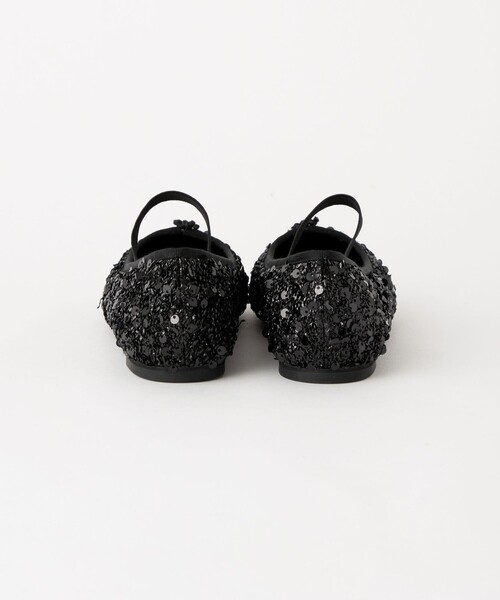 green label relaxing（グリーンレーベルリラクシング）の「スパンコール ストラップ バレエシューズ / フラットシューズ（バレエシューズ・レディース・ブラック/シルバー・23cm/25cm/22.5cm/24.5cm/23.5cm/24cm/25.5cm）」の11枚目の写真