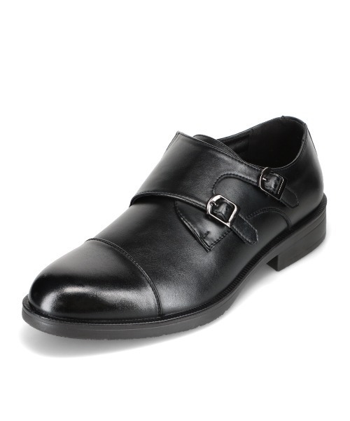 ON&OFF（オンアンドオフ）の「【ON&OFF】＜モンクストラップ＞幅広 4E 防水 ビジネスシューズ【24.5cm～28.0cm】（ドレスシューズ・メンズ・ブラック・24.5cm/25.0cm/25.5cm/26.0cm/26.5cm/27.0cm/27.5cm/28.0cm）」の12枚目の写真