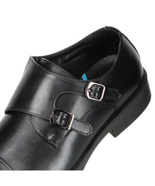ON&OFF（オンアンドオフ）の「【ON&OFF】＜モンクストラップ＞幅広 4E 防水 ビジネスシューズ【24.5cm～28.0cm】（ドレスシューズ・メンズ・ブラック・24.5cm/25.0cm/25.5cm/26.0cm/26.5cm/27.0cm/27.5cm/28.0cm）」の19枚目の写真