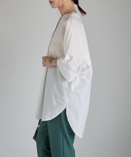 Fizz（フィズ）の「【Fizz/フィズ】　スキッパーブラウス（シャツ/ブラウス・レディース・ホワイト/ブラック・FREE）」の17枚目の写真