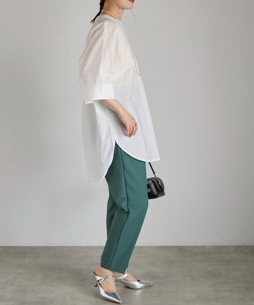 Fizz（フィズ）の「【Fizz/フィズ】　スキッパーブラウス（シャツ/ブラウス・レディース・ホワイト/ブラック・FREE）」の21枚目の写真