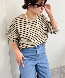 リップルボーダープルオーバー