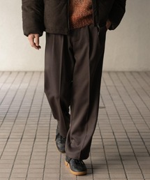 SENSE OF PLACE by URBAN RESEARCH | 『セットアップ対応』ウールライクダブルタックワイドパンツ(その他パンツ)