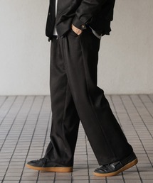 SENSE OF PLACE by URBAN RESEARCH | 『セットアップ対応』ウールライクダブルタックワイドパンツ(その他パンツ)