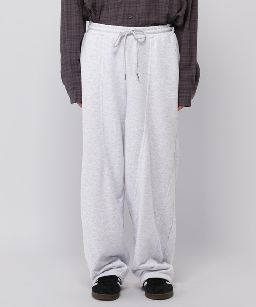3.3 Field Trip （3.3フィールドトリップ）の「3.3 Field Trip／ステッチスウェットパンツ（ウラケ）（スウェットパンツ・メンズ・グレー/ブラック・FREE）」の18枚目の写真
