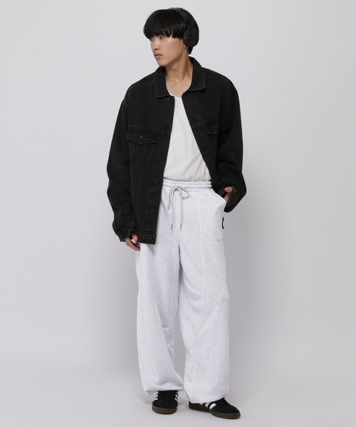 3.3 Field Trip （3.3フィールドトリップ）の「3.3 Field Trip／ステッチスウェットパンツ（ウラケ）（スウェットパンツ・メンズ・グレー/ブラック・FREE）」の10枚目の写真