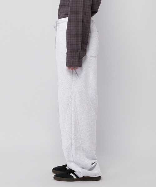 3.3 Field Trip （3.3フィールドトリップ）の「3.3 Field Trip／ステッチスウェットパンツ（ウラケ）（スウェットパンツ・メンズ・グレー/ブラック・FREE）」の19枚目の写真