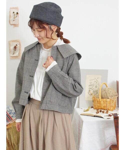 Samansa Mos2（サマンサ モスモス）の「綿麻ショートジャケット