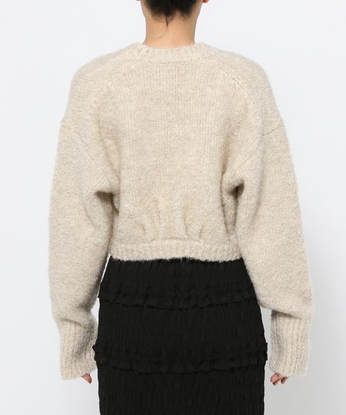 LOWRYS FARM（ローリーズファーム）の「ショートボレロＬＳ　149252（カーディガン/ボレロ・レディース・グレー/ベージュ・FREE）」の5枚目の写真