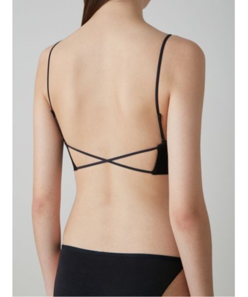 UNDERSON UNDERSON(アンダーソン アンダーソン)の「ファッションバッククロスブラ(ブラジャー・レディース・ナチュラル/ブラック・0/1/2)」の7枚目の写真