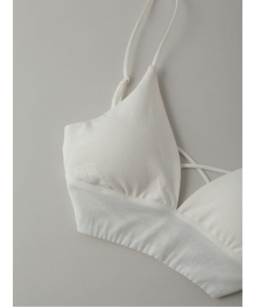 UNDERSON UNDERSON(アンダーソン アンダーソン)の「ファッションバッククロスブラ(ブラジャー・レディース・ナチュラル/ブラック・0/1/2)」の9枚目の写真