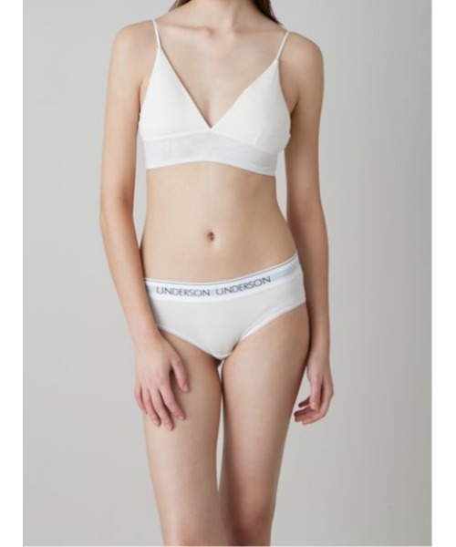 UNDERSON UNDERSON(アンダーソン アンダーソン)の「ファッションバッククロスブラ(ブラジャー・レディース・ナチュラル/ブラック・0/1/2)」の17枚目の写真