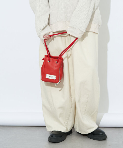 GRAIN（グレイン）の「【GRAIN/グレイン】2wayボックスミニショルダー #Parakeet（トートバッグ・レディース・ブロンズ/レッド/シルバー系その他3/シルバー/ブラック・FREE）」の21枚目の写真