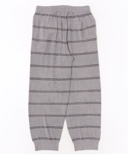 【セール】【HOMME】ホットスムーズィーボーダーロングパンツ（ルームウェア/パジャマ）｜gelato pique（ジェラートピケ）