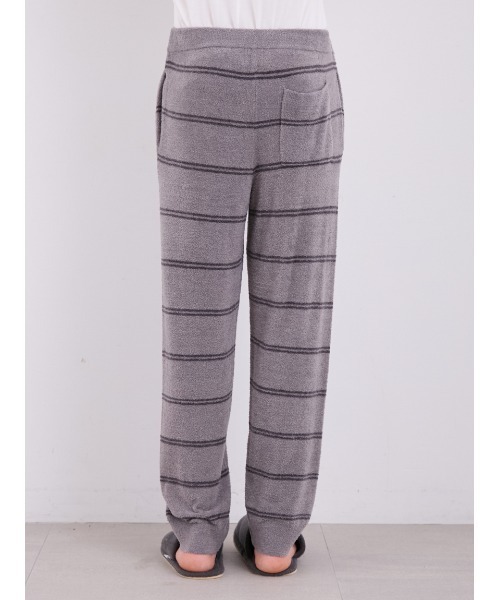 【セール】【HOMME】ホットスムーズィーボーダーロングパンツ（ルームウェア/パジャマ）｜gelato pique（ジェラートピケ）